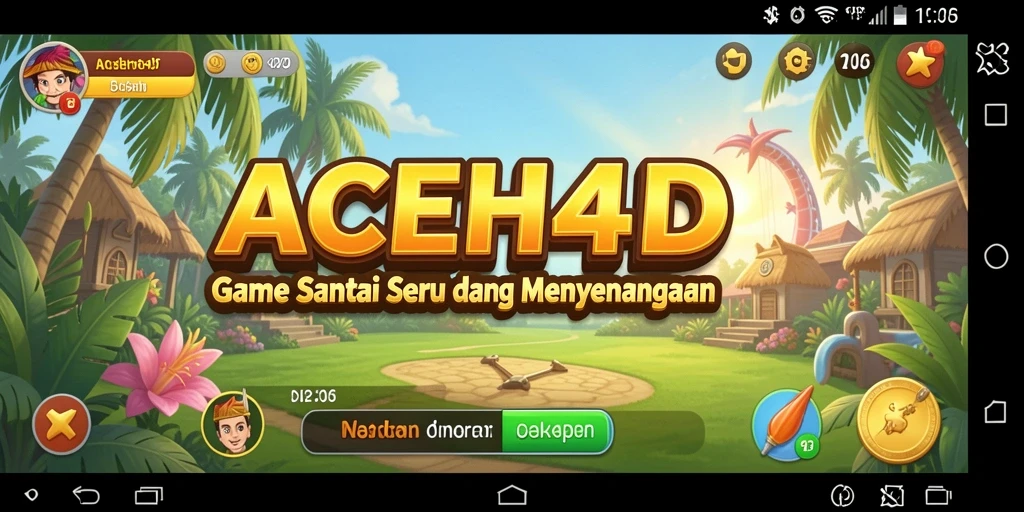 Tampilan gameplay ACEH4D yang seru dan menghibur.
