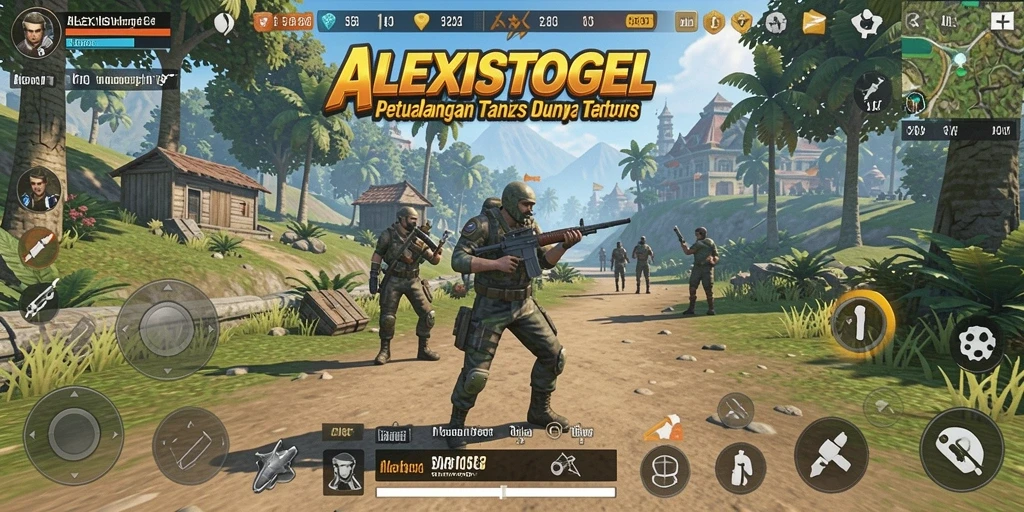 Tampilan menarik dari gameplay ALEXISTOGEL di dunia terbuka.