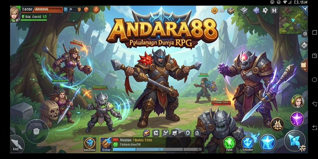 Tampilan gameplay ANDARA88 yang menarik di dunia RPG.