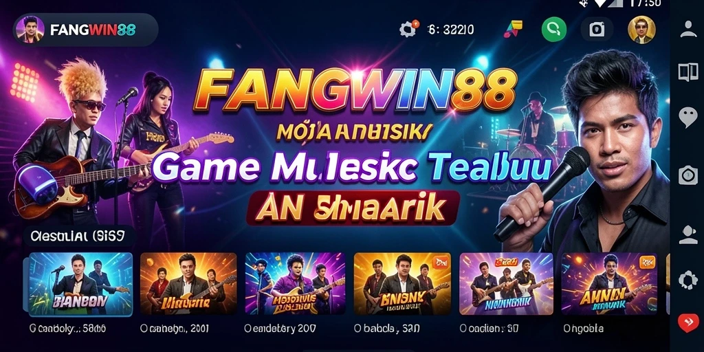 Screenshot gameplay FANGWIN88 menampilkan keseruan bermain musik.