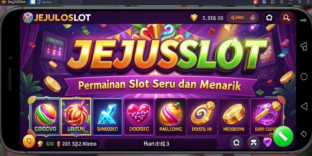 Tampilan gameplay yang seru dari JEJUSLOT dengan grafis menawan.
