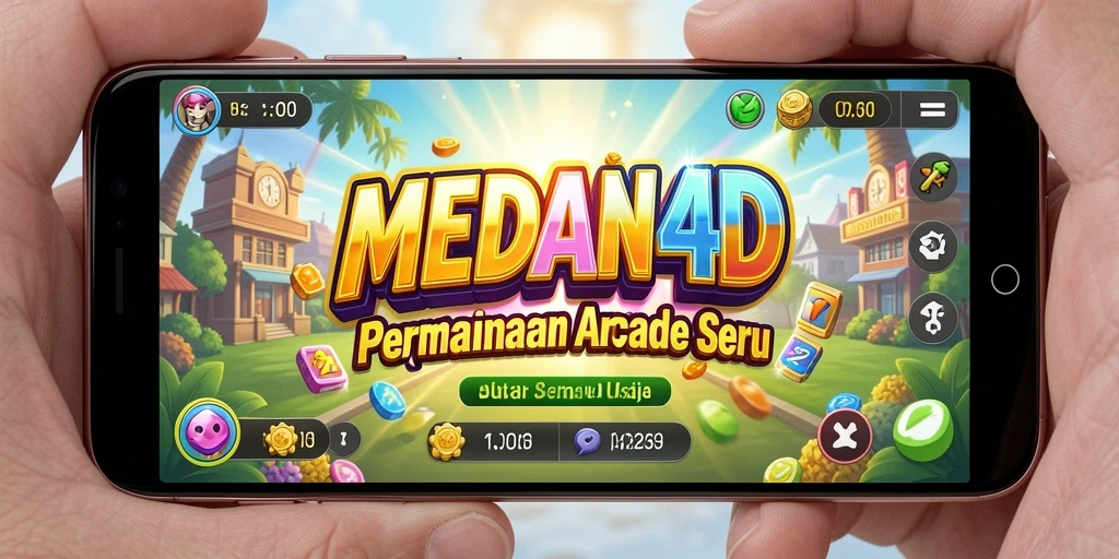 Tampilan gameplay seru dari MEDAN4D dengan karakter dan level menarik.