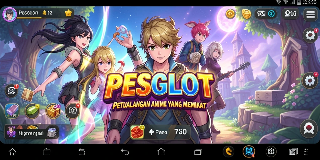Tampilan gameplay PESGSLOT yang memukau dan penuh petualangan.