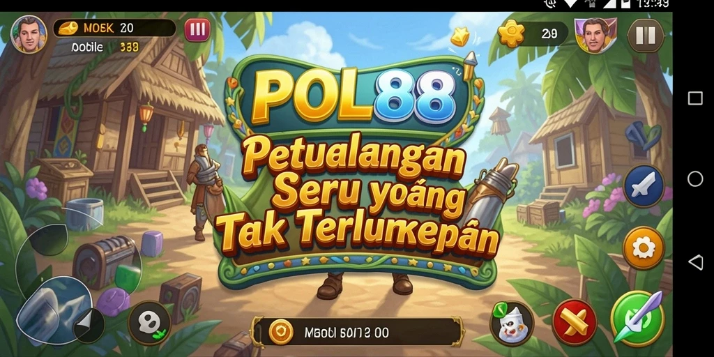 Gameplay POL88 menampilkan dunia petualangan yang penuh warna dan menantang.