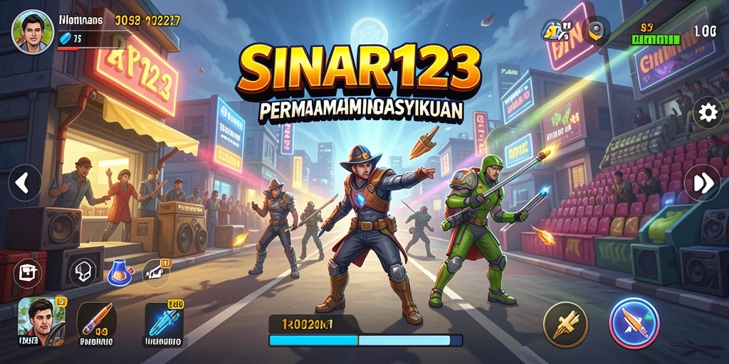 Tangkapan layar gameplay SINAR123 yang penuh warna dan seru.