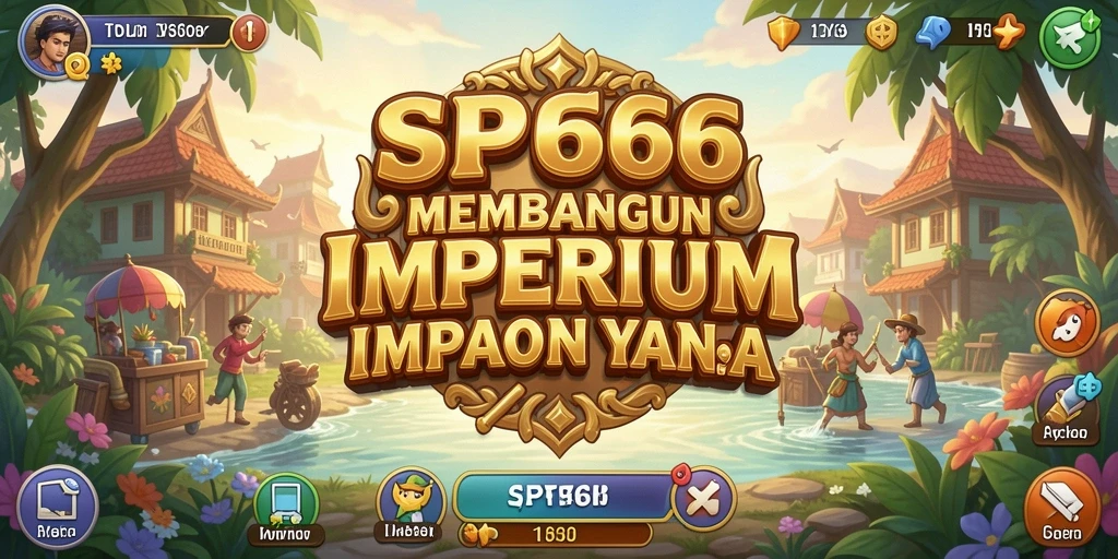 Screenshot gameplay SP666 menampilkan pengelolaan bisnis yang seru.