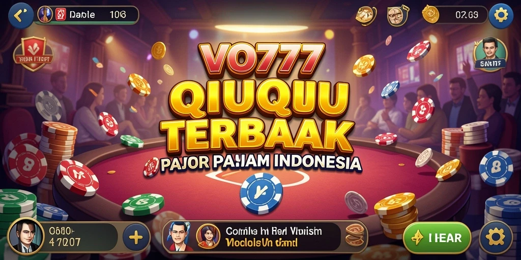 Tampilan seru dan interaktif dalam gameplay QiuQiu.